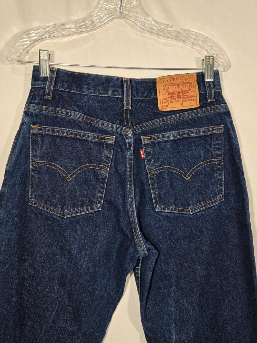 U.S.A. Vintage LEVI'S 550 High Rise Tapered Leg Iconic "Mom Jeans" Size MISS 10. - Picture 4 of 17